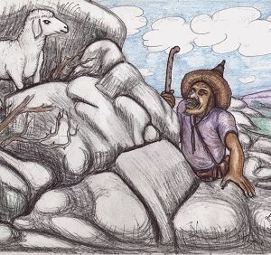 Kamerun-Karten Das verlorene Schaf