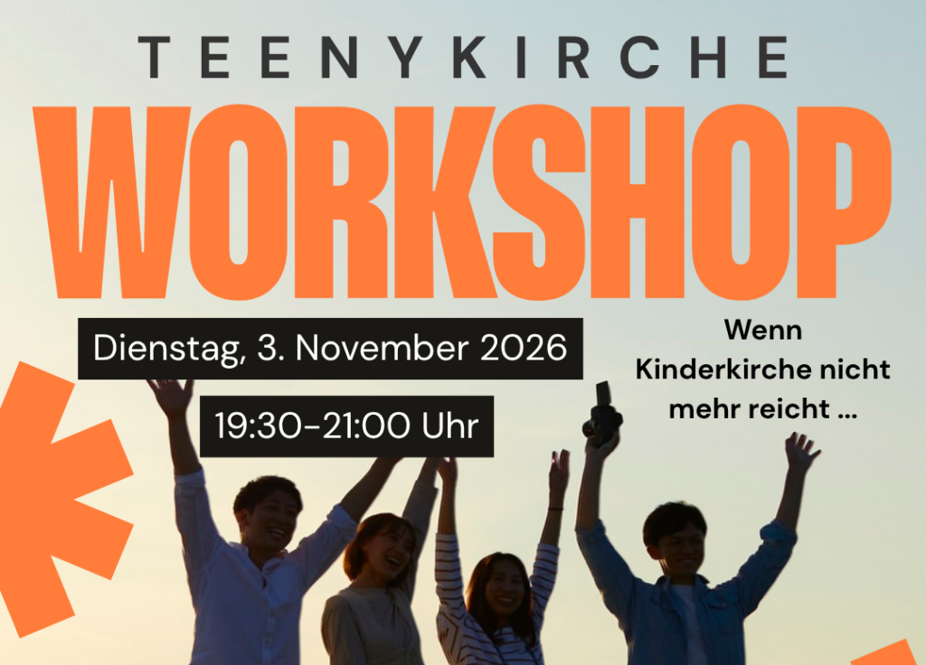 Teenykirche Workshop Werbung